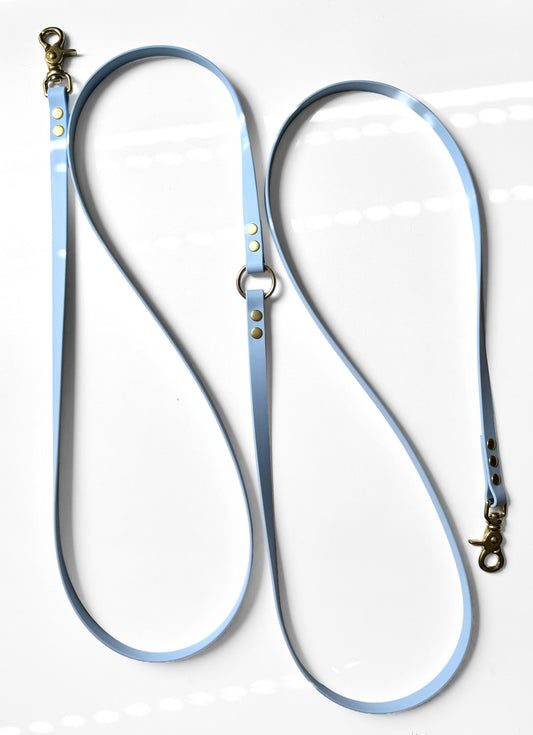 Smycz BioThane® Hands-free, Błękitna