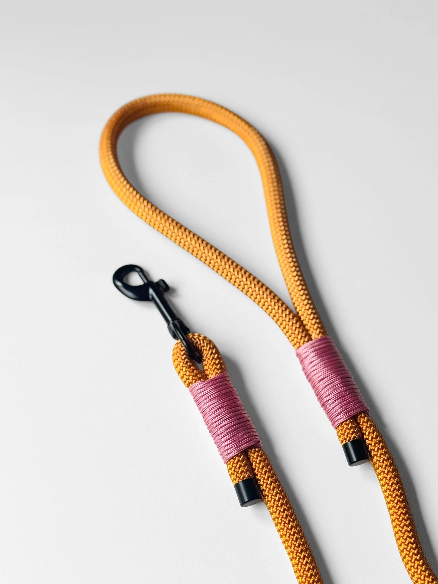 Smycz linowa 10 mm, 1.9 m, żółta