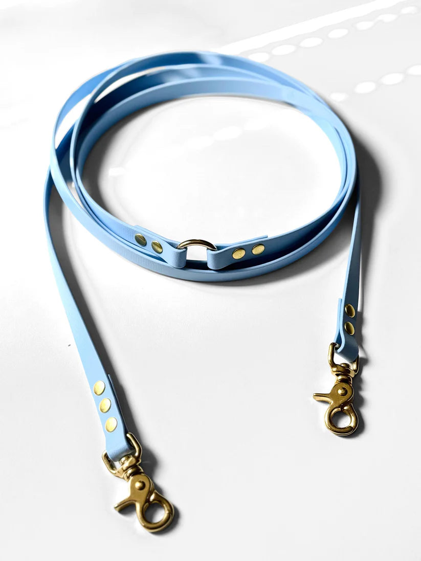 Smycz BioThane® Hands-free, Błękitna, 2.95 m, 16 mm