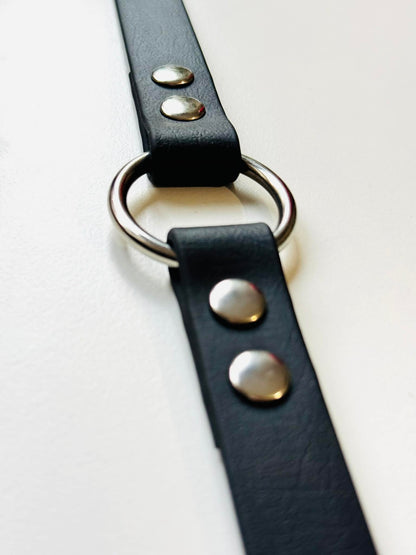 Smycz BioThane® Hands-free, Czarna, 3 m, 19 mm