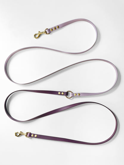 Smycz BioThane® Hands-free, Ciemny Fiolet i Pastelowy Fiolet