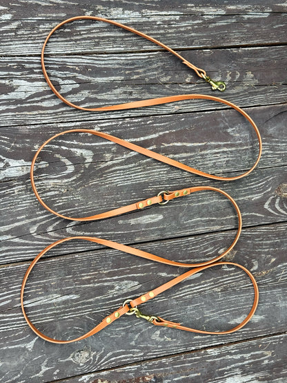 Smycz BioThane® Hands-free z rączką, Jasny brąz, 2.9 m, 9 mm