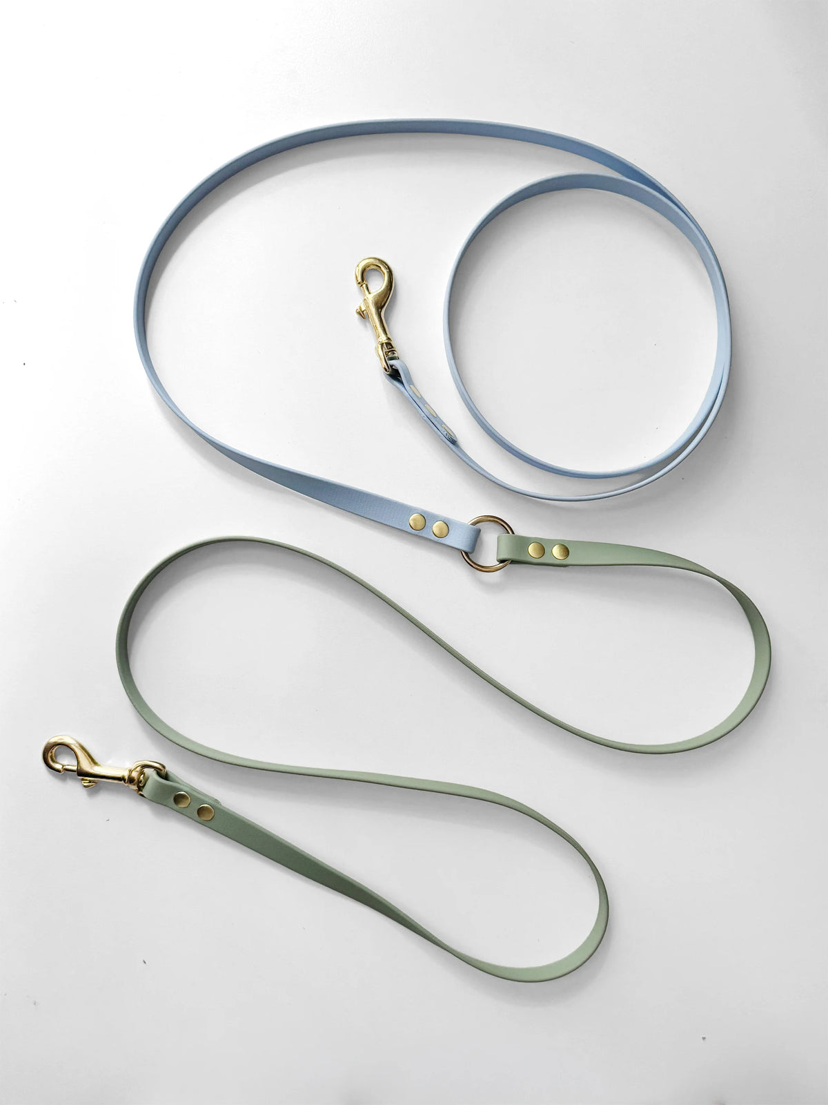 Smycz BioThane® Hands-free, dwukolorwa, Szałwiowy i Błękitny, 3 m, 16 mm