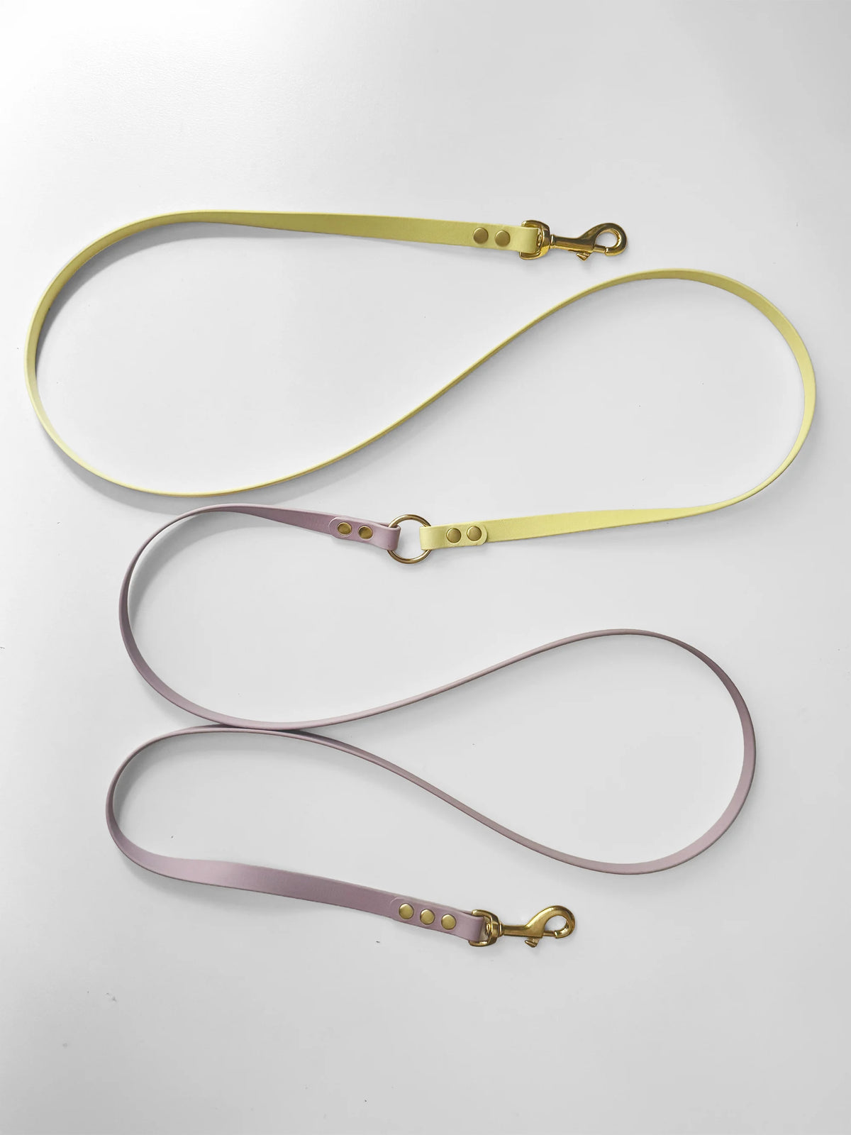 Smycz BioThane® Hands-free, dwukolorwa, Pastelowy żółty i fiolet, 3 m, 16 mm
